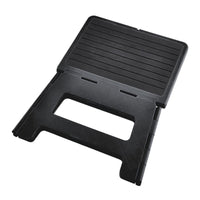 FRANKLIN One-Step Folding Stool, Black