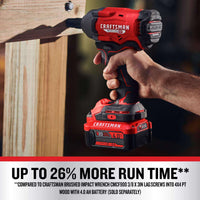 CRAFTSMAN V20 RP 20-volt Max Variable Brushless 1/2-in Drive Cordless Impact Wrench (Bare Tool)