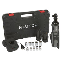 Klutch Ratchet Wrench Kit, 12 Volts, 3/8in.