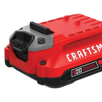 CRAFTSMAN V20 20-V 2-Pack Lithium-ion Battery and Charger (4 Ah and 2 Ah)