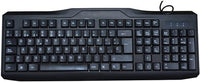 KB-US9851S USB Wired 108-Key Spanish Keyboard (Black)