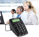 Call Center Telephone with Noise Cancellation Headset (HT500)