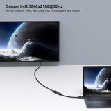 HDMI to VGA, Gold-Plated HDMI to VGA Adapter (Male to Female) for Computer, Desktop, Laptop, PC, Monitor, Projector, HDTV, Chromebook, Raspberry Pi, Roku, Xbox and More - Black