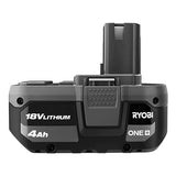 RYOBIONE+ 18V Lithium-Ion 4.0 Ah Battery (2-Pack) and Charger Kit