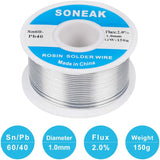 60/40 Tin Lead Solder With Rosin Core For Electrical Soldering 1.0mm 150g