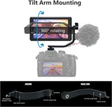 FEELWORLD F6 with Battery+ Integrated Battery Charger + Micro&Mini HDMI Cords 6 Inch FHD IPS On Camera 4K HDMI Monitor with All Waveform,3D Lut Load and 8V DC Power Output