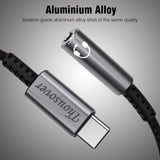 Thousover USB Type C to 3.5mm Female Headphone Jack Adapter