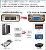 Cmple - DVI-I Dual Link Male to HD15 (VGA) Female Adapter