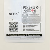 NFHK Combo M.2 NGFF B-Key & mSATA SSD to SATA 3.0 Adapter Converter Case Enclosure with Switch