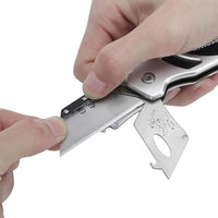 Husky Compact Folding Lock-Back Utility Knife