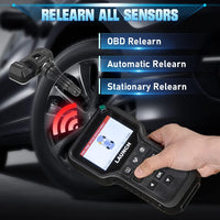 Re-New LAUNCH CRT5011E TPMS Relearn Tool,OBDII Code Reader,Activate/Relearn All Brand Sensors, Read&Program LTR-01 Sersors (315/433MHz),Reset TPMS,Free Upgrade