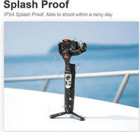 hohem iSteady Pro 4 3-Axis Gimbal Stabilizer for GoPro 12/11/10/9 8/7/6/5, for Osmo Action and Other Action Cameras,Support Bluetooth & Cable Control, IPX4 Splash Proof with Tripod