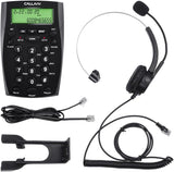 Call Center Telephone with Noise Cancellation Headset (HT500)