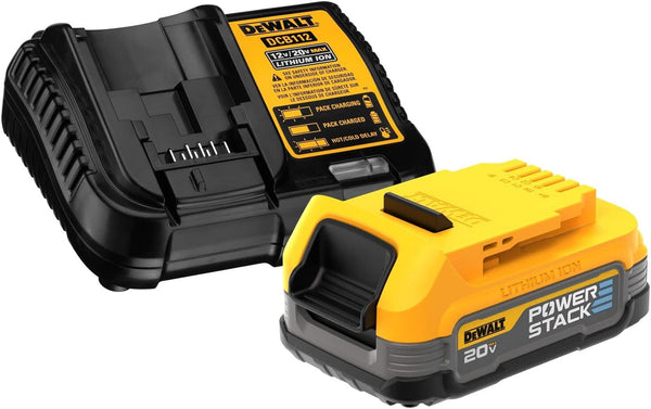 DEWALT 20V MAX POWERSTACK Compact Battery Starter Kit