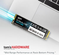 Silicon Power 512GB NVMe M.2 PCIe Gen3x4 2280 SSD (SP512GBP34A60M28)