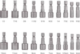 Sockets & Socket Set Nut Driver Bit Sets with Chrome Vanadium Steel - PNDB1A