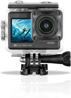 Minolta MNX5K1 5K Ultra HD / 24 MP Action Camera Kit with Waterproof Case