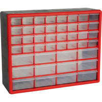 Ironton 44-Drawer Cabinet, 19 3/4in.W x 6 1/4in.D x 15 1/2in.H