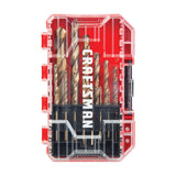 CRAFTSMAN 14-Piece Assorted Gold Oxide Coated Jobber Length Twist Drill Bit Set