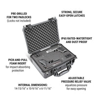 APACHE 3800 Weatherproof Protective Case, Large,