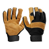 HARDY Split Leather Work Gloves with Flex Back, X-Large