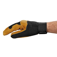 HARDY Split Leather Work Gloves with Flex Back, X-Large