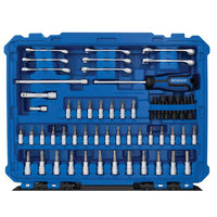 Kobalt 277-Piece Standard (SAE) and Metric Polished Chrome Mechanics Tool Set with Hard Case