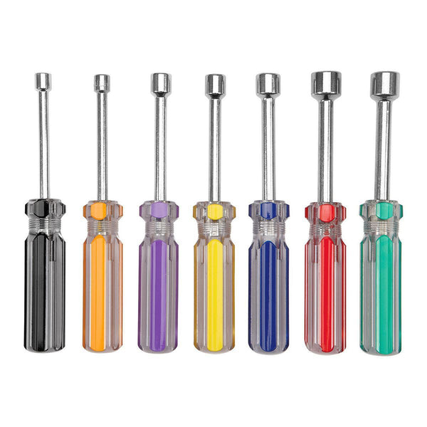 PITTSBURGH Metric Nut Driver Set, 7 Piece