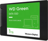 Western Digital 1TB WD Green Internal PC SSD Solid State Drive - SATA III 6 Gb/s, 2.5"/7mm, Up to 550 MB/s - WDS100T2G0A