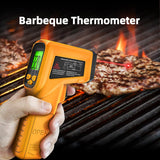 BSIDE Infrared Thermometer Laser Temperature Gun with Adjustable Emissivity for Cooking Pizza Oven Kitchen Automotive Griddle Engine Grill HVAC, Measures from -58℉ to 986℉