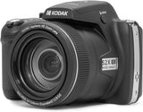 Kodak PIXPRO Astro Zoom AZ528-BK 16 MP Digital Camera with 52x Optical Zoom 24mm Wide Angle Lens 6 fps Burst Shooting 1080P Full HD Video Wi-Fi Connectivity and a 3" LCD Screen (Black)