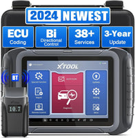 XTOOL D8BT 2023 New Upgraded Automotive Diagnostic Tool, 3-Year Updates ($600 Worth), Bi-Directional Control, ECU Coding, OE Full Diagnosis & 38+ Resets, Key Programming, Crankshaft Relearn, CAN FD