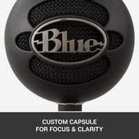 Logitech for Creators Blue Snowball iCE USB Microphone for Gaming, Streaming, Podcasting, Twitch, YouTube, Discord, Recording for PC and Mac, Plug & Play - White