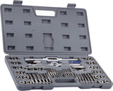 VEVOR 60 PCS Tap and Die Set, Carbon Steel pipe threader for Internal and External, Tap Set Metric and SAE with Metal Storage Case, Tap & Die Sets Used for Create New Threads or Repair Damaged Threads