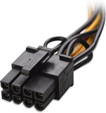 Cable Matters 2-Pack 6 Pin to 8 Pin PCIe Adapter Power Cable - 4 Inches