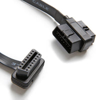 bbfly-A9 OBD II OBD2 16 Pin Splitter Extension 1x Male and 2X Female Extension Cable Adapter (2FT/60CM)