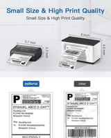 POLONO A400 Bluetooth Thermal Label Printer, 4x6 Label Printer for Shipping Packages Small Business, Bluetooth Shipping Label Printer for iPhone, Android & PC, Compatible with Amazon, Ebay, USPS