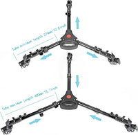 Neewer Photography Professional Heavy Duty Tripod Dolly with Rubber Wheels and Adjustable Leg Mounts for Canon Nikon Sony DSLR Cameras Camcorder Photo Video Lighting