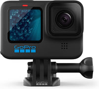 GoPro HERO11 Black - Waterproof Action Camera with 5.3K60 Ultra HD Video, 27MP Photos, 1/1.9" Image Sensor, Live Streaming, Webcam, Stabilization