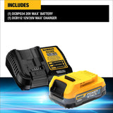 DEWALT 20V MAX POWERSTACK Compact Battery Starter Kit