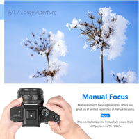 Neewer 35mm F1.7 Large Aperture APS-C Manual Focus Prime Fixed Lens, Compatible with Sony E-Mount APS-C Mirrorless Cameras Sony A7III A9 NEX 3 3N 5 NEX 5T NEX 5R NEX 6 7 A5000 A3000 A6100, etc