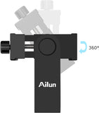 Ailun Tripod Phone Mount Holder Head Standard Screw Adapter Rotatable Digtal Camera Bracket Selfie Lens Monopod Adjustable for Ring Light Camcorder,Compatible for Most Cellphones iPhone