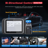 XTOOL D8BT 2023 New Upgraded Automotive Diagnostic Tool, 3-Year Updates ($600 Worth), Bi-Directional Control, ECU Coding, OE Full Diagnosis & 38+ Resets, Key Programming, Crankshaft Relearn, CAN FD