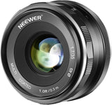 Neewer 35mm F1.7 Large Aperture APS-C Manual Focus Prime Fixed Lens, Compatible with Sony E-Mount APS-C Mirrorless Cameras Sony A7III A9 NEX 3 3N 5 NEX 5T NEX 5R NEX 6 7 A5000 A3000 A6100, etc