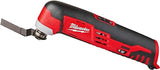 Milwaukee 2426-20 M12 12 Volt Redlithium Ion 20,000 OPM Variable Speed Cordless Multi Tool with Multi-Use Blade, Sanding Pad, and Multi-Grit Papers (Battery Not Included, Power Only)