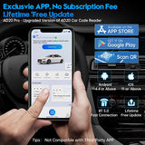 XTOOL Advancer AD20 Pro Wireless OBD2 Scanner Car Diagnostic Tool for iPhone & Android, Enhanced Car Code Reader 2024, with All System Scan, Oil Reset, Turn Off CEL, Performance Test, Voltage Test