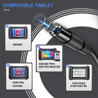 XTOOL Digital Inspection Camera XV100, 2MP&1080P HD Automotive/Industrial Endoscope Waterproof Scope, 8 Adjustable LEDs, Work with D7S/D7W, D8/D8BT, D8S/D8W, X100 Pads/PAD 3, D9/D9 PRO, D9S/D9S PRO