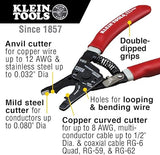 Klein Tools VDV011-852 Coax Cable Installation Kit With Hip Pouch, Includes Cable Cutter-Radial Stripper-Compression Crimper