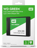 Western Digital 1TB WD Green Internal PC SSD Solid State Drive - SATA III 6 Gb/s, 2.5"/7mm, Up to 550 MB/s - WDS100T2G0A