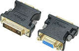 Cmple - DVI-I Dual Link Male to HD15 (VGA) Female Adapter